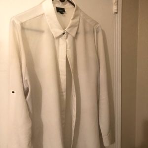 Classic white button up shirt!